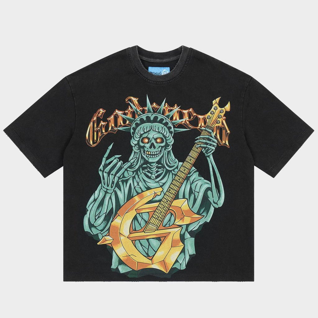 Godspeed Liberty Rock T-Shirt Black