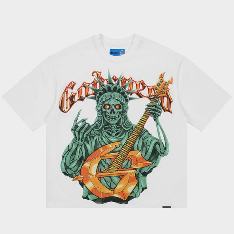 Godspeed Liberty Rock T-Shirt White
