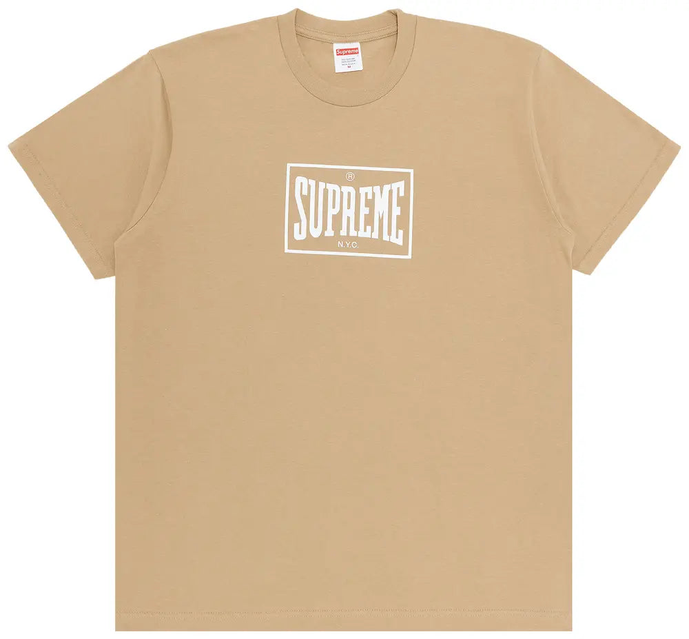 Supreme Warm Up Tee Khaki