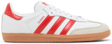 adidas Samba OG White Solar Red Gum Women's