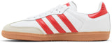 adidas Samba OG White Solar Red Gum Women's