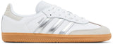adidas Samba OG White Silver Metallic Grey Women's