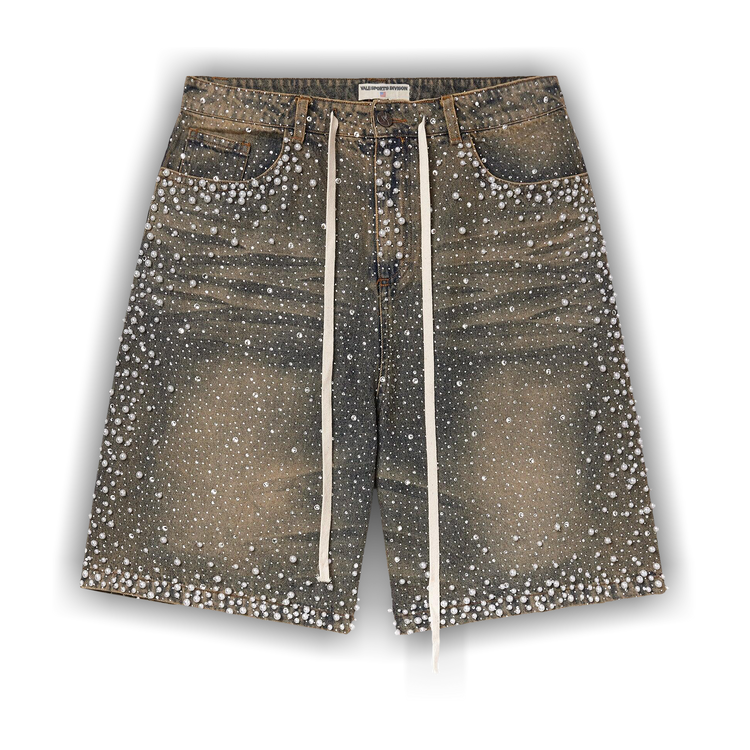 Vale Forever Rainstorm Jorts 'Mid Wash' - Primary Image