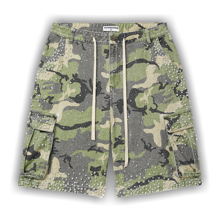Vale Forever Soulja Camo Jorts 'Green/Camo' - Primary Image