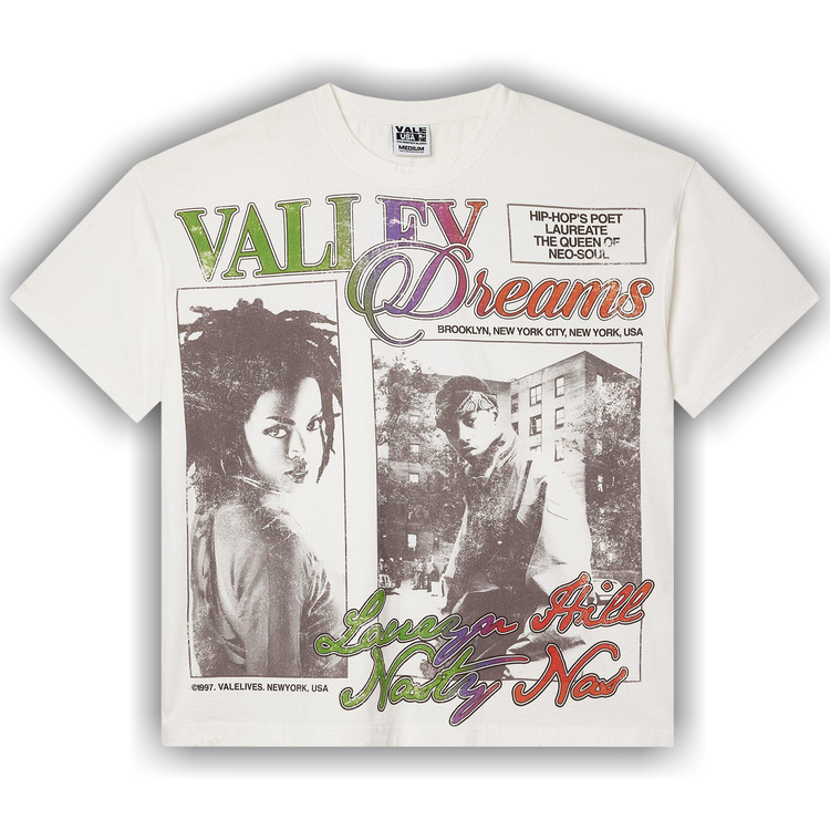 Vale Forever Poetry Tee 'White' - Primary Image