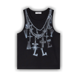 Vale Forever Chain Tank 'Black' - Primary Image