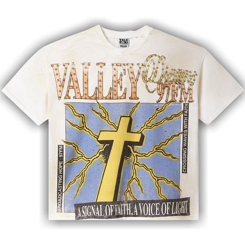 Vale Forever Thunder Cross Bling Tee 'Dirt/White' - Primary Image