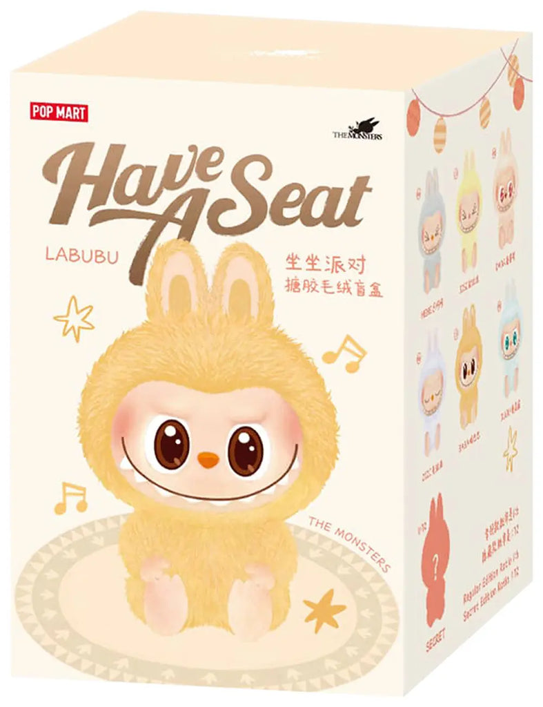 Pop Mart Labubu The Monsters Have a Seat Vinyl Plush Single Blind Box New