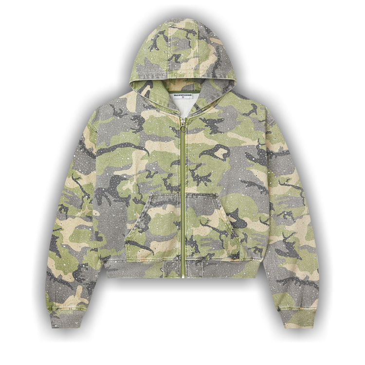 Vale Forever Crystal Camo Work Jacket 'Green/Camo'