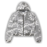 Vale Forever Winter Crystal Camo Work Jacket 'Washed/White/Camo' - Primary Image