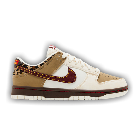 Nike Dunk Low Retro Khaki Team Red Pearl White (Women's)