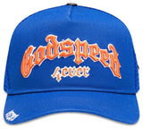 Godspeed Forever Trucker Hat Blue/Orange