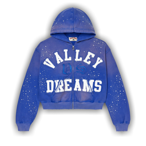 Vale Forever Classico Zip Up Hoodie 'Sapphire'
