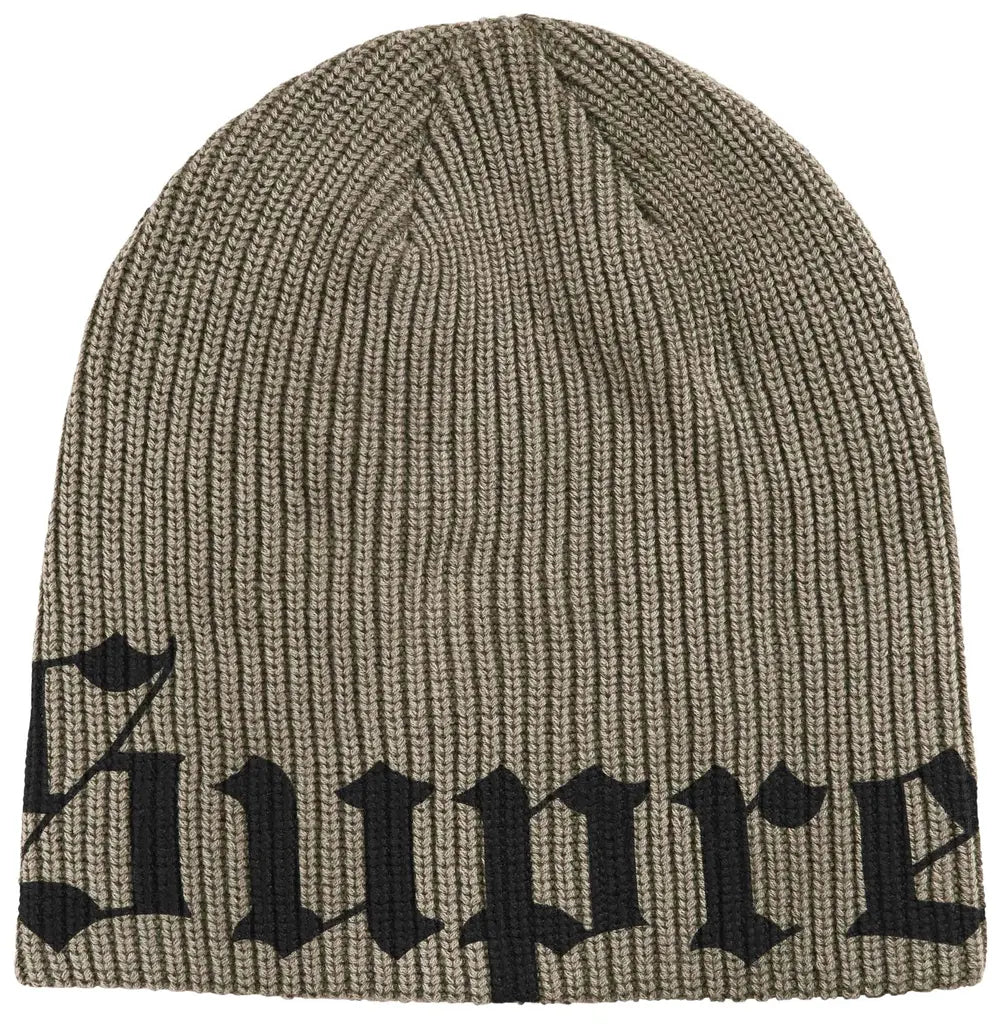 Supreme Old English Printed Beanie (SS26) Olive