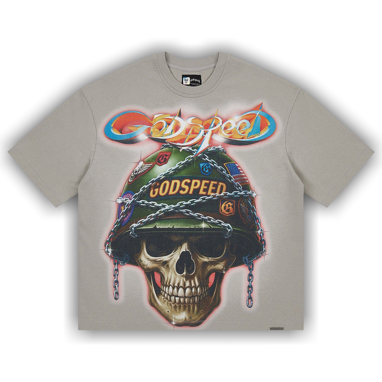 Godspeed Badges Of Honor T-Shirt 'Wolf Grey'