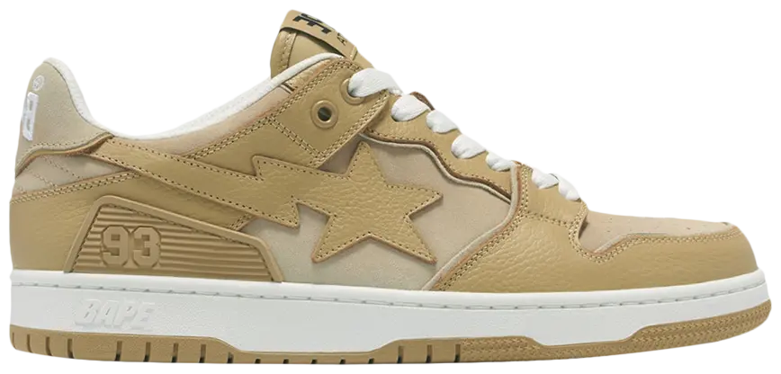 A Bathing Ape Sk8 Sta #4 Beige