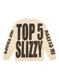 Godspeed Top 5 Slizzy L/S Boom T-shirt Bone