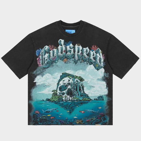Godspeed Island II T-Shirt Black