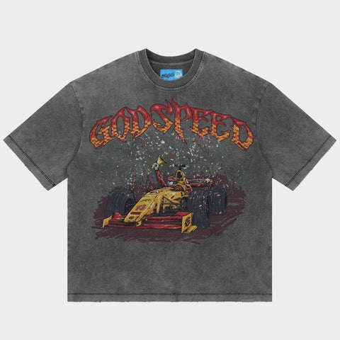 Godspeed F1 Dreams T-Shirt Grey Wash