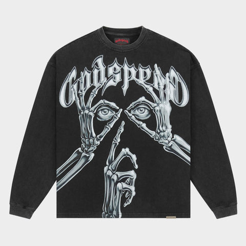 Godspeed Silencio Long Sleeve T-shirt Black