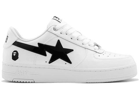 A Bathing Ape Bape Sta #2 White Black