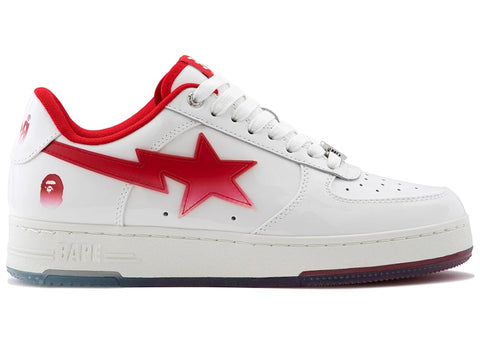 A Bathing Ape Bape Sta #4 Red White