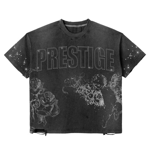 Prestige Rhinestone Distress Tee