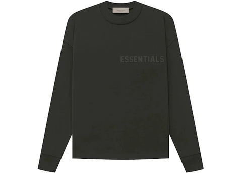 Fear of God Essentials LS Tee Off Black