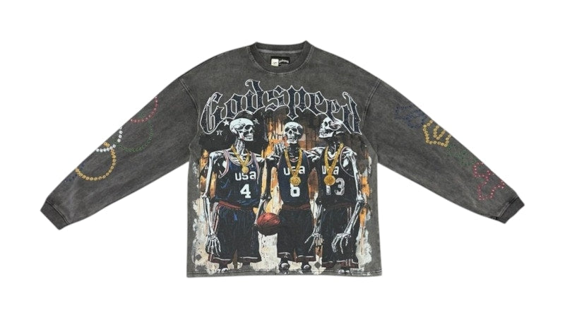 Godspeed Dreamteam 24 Long-Sleeve VVS Tee Black Wash