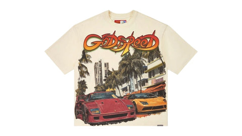 Godspeed South Beach Drive Miami Superrun T-shirt Bone