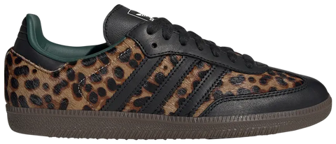adidas Samba OG Black Green Leopard Women's