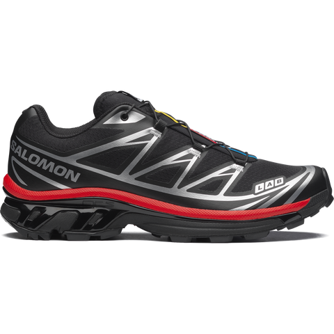 Salomon XT-6 Black Fiery Red Silver