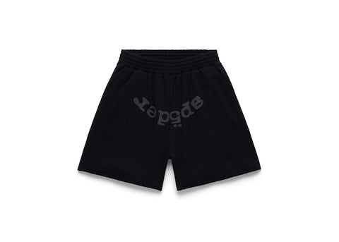 Sp5der OG Web V2 Phantom Sweatshort Black