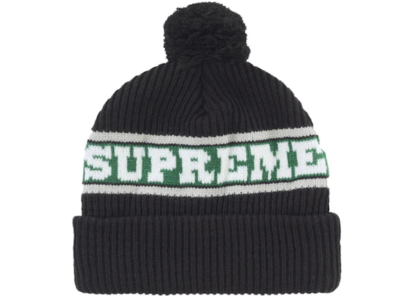 Supreme Big Stripe Beanie (FW24) Black