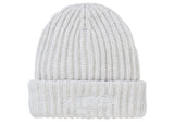 Supreme Chunky Rib Classic Logo Beanie White
