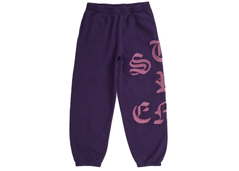 Supreme Cut Out Sweatpant Purple