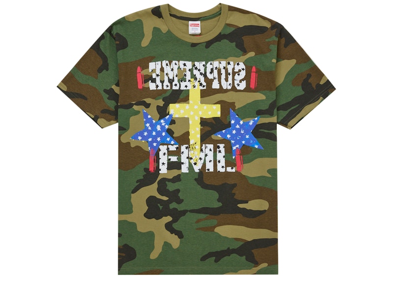 Supreme FML Tee Woodland Camo