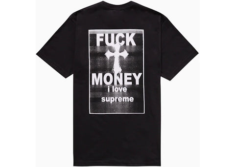 Supreme Fuck Money Tee Black