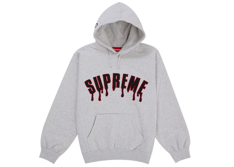 Supreme Ghostface Arc Hooded Sweatshirt Ash Grey