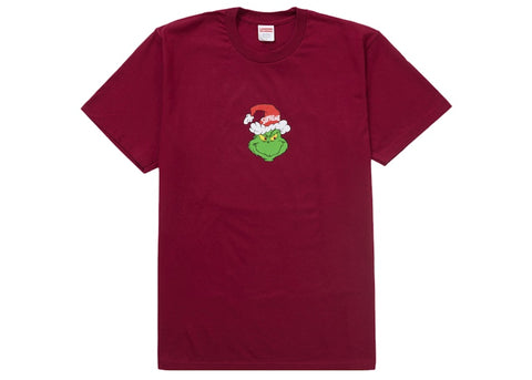 Supreme Grinch Tee Cardinal