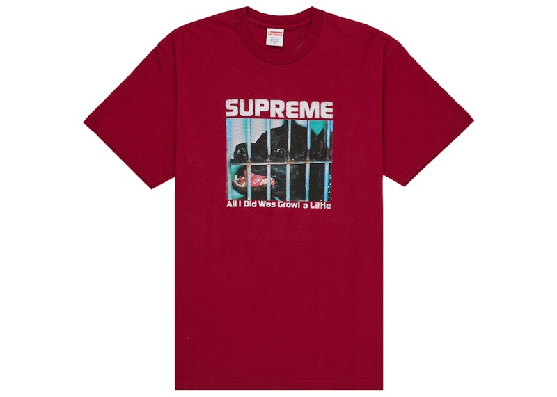 Supreme Growl Tee Cardinal