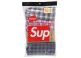 Supreme Hanes Plaid Boxers (4 Pack) Multicolor