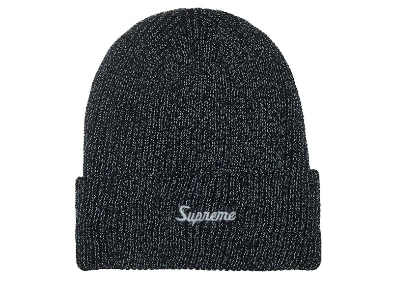 Supreme Loose Gauge Beanie (FW26) Heather Black
