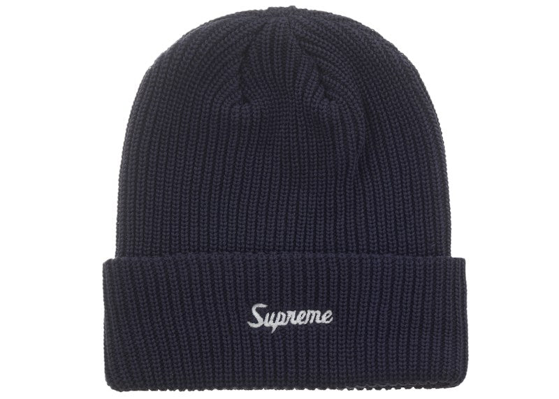 Supreme Loose Gauge Beanie (FW26) Navy