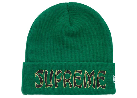 Supreme New Era Action Beanie Green