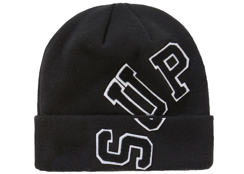 Supreme New Era Big Arc Beanie Black