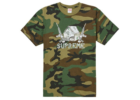 Supreme Origami Tee Woodland Camo