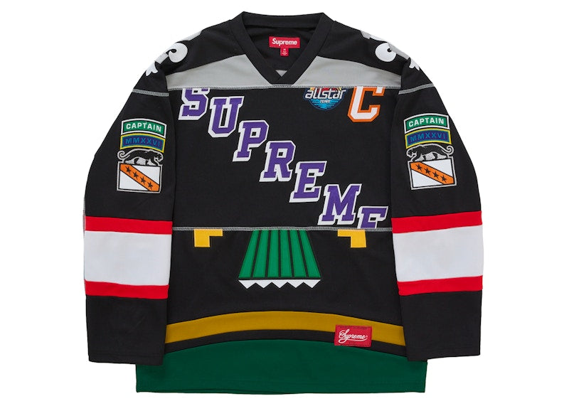 Supreme Paneled Hockey Jersey Black