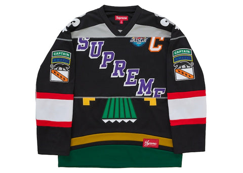 Supreme Paneled Hockey Jersey Black