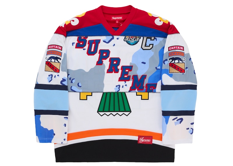 Supreme Paneled Hockey Jersey White